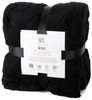 Wohndecke CARO Design91 Karierte Kuscheldecke ideales Geschenk Weiche warme Decke 150x200 cm schwarz Bild 3