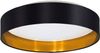 Eglo 99539 LED Deckenleuchte MASERLO 2 Textil schwarz, gold 20W 3000K H:9cm Ø:38cm Bild 2