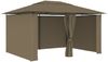 vidaXL Gartenzelt mit Vorhängen 4x3 m Taupe 180 g/m² 312232 Bild 2