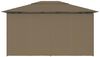 vidaXL Gartenzelt mit Vorhängen 4x3 m Taupe 180 g/m² 312232 Bild 5