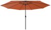 vidaXL Sonnenschirm mit LED-Beleuchtung 400 cm Terrakotta 312535 Bild 2