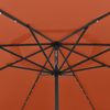 vidaXL Sonnenschirm mit LED-Beleuchtung 400 cm Terrakotta 312535 Bild 4