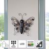 LED-Solar-Wanddeko "Butterfly",Schmetterling,schw. Bild 2