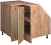 Dachschrägenschrank Eckschrank Rion Artisan-Eiche 75.6 x 81.6 cm mit 1 Tür, Schrankkorpus 60 cm Tiefe Vicco Bild 4