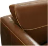 Vente-unique - Ledersofa Vintage 3-Sitzer - Braun - ALEGAN Bild 5
