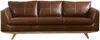 Vente-unique - Ledersofa Vintage 3-Sitzer - Braun - ALEGAN Bild 3