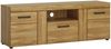 Wohnwand >Cortina< (3-teilig) in Grandson Eiche Dekor - 215x195x41 (BxHxT) Bild 2