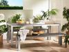 Gartentisch Set NARDO 180x90x75 cm Grau Bild 3