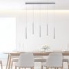 JUST LIGHT 15205-95 BRUNO LED Pendelleuchte 5-flammig alu silber 3000K Bild 2