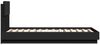 vidaXL Bettgestell mit Kopfteil Schwarz 75x190 cm Holzwerkstoff 3209976 Bild 5