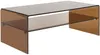 Vente-unique - Couchtisch doppelt - Sicherheitsglas - Braun - STILEOS Bild 3