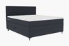 99rooms Maximus Boxspringbett 160x200 cm Strukturstoff NEVE Anthrazit Bild 4