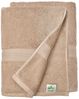 leevitex® Saunatuch Frottee XXL, (2-St), 80 x 200 cm, extra groß & saugfähig, Sand/Cappuccino Bild 2