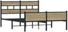 vidaXL Bettgestell ohne Matratze Sonoma-Eiche 150x200 cm Holzwerkstoff 4017292 Bild 3