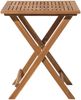 Bistro Set FIJI Holz Heller Holzfarbton Bild 5
