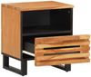 vidaXL Nachttische 2 Stk. 40x34x46 cm Massivholz Akazie 377469 Bild 3