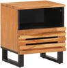 vidaXL Nachttische 2 Stk. 40x34x46 cm Massivholz Akazie 377469 Bild 2