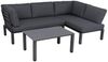 elGiga | MWH Lounge-Set Widoo wetterfestes Gartenmöbelset aus Aluminium - eisengrau Bild 4