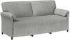 vidaXL 3-Sitzer-Sofa Hellgrau 198 x 83 x 95 cm Samt 42033967 Bild 2