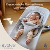 Ergobaby Evolve Bouncer Babywippe für Neugeborene Sage Green Mesh Bild 2