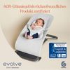 Ergobaby Evolve Bouncer Babywippe für Neugeborene Sage Green Mesh Bild 4