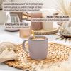 SÄNGER Steingut Kaffeebecher Bombay Basalt 4 teilig Bild 5