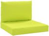 vidaXL Palettenkissen 2-tlg. Knallgrün Oxford-Gewebe 361765 Bild 2