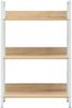 Bücherregal 3 Regalböden Eiche-Optik 60×27,6×90,5 cm Spanplatte, Anzahl Fächer: 3 [288221] Bild 4
