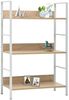 Bücherregal 3 Regalböden Eiche-Optik 60×27,6×90,5 cm Spanplatte, Anzahl Fächer: 3 [288221] Bild 3