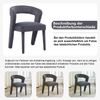 Merax 2er Set Neuheit Sessel, Loungesessel, Polsterstühle, Einzelsofa, Wannenstuhl, Einzelner Stuhl, 59x60x79 cm, Samt, Tragfähigkeit 150 kg, Grau Bild 5