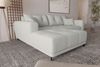 99rooms Massimo Ecksofa Strukturstoff NEVE Hellgrau mit Schlaffunktion Links Bild 3
