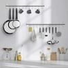 Refined Living Hakenleiste Edelstahl Küchenreling mit 12 Haken, Wandmontage, Bad Hakenleiste, (Edelstahl Hakenleiste, Wandhaken Küche, Hängeleiste Haken, Hakenleiste Wand, Küchenutensilienhalter, Küchenhaken mit Haken, Utensilienhalter Küche, Küchenhel... Bild 2
