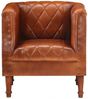 vidaXL Sessel Braun Echtes Ziegenleder 286616 Bild 2