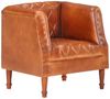 vidaXL Sessel Braun Echtes Ziegenleder 286616 Bild 5