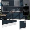 Frontblende Fame-Line Dunkelblau Hochglanz 60 cm , AP Marmor Vicco Bild 4