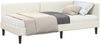 vidaXL Eckbettgestell mit Matratze Sonstiges 2 pcs Creme Samt 3393765 Bild 2