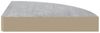 vidaXL Eck-Schweberegal Betongrau 25x25x3,8 cm MDF 326633 Bild 5