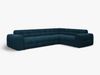 Micadoni Ecksofa Kendal 6-Sitzer Rechts Samt Magic Velvet Marineblau Bild 2