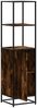 vidaXL Highboard Räuchereiche 35,5x35x139 cm Holzwerkstoff Metall 849046 Bild 5