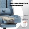 GTPLAYER Gaming-Stuhl Ergonomischer Gaming Sessel Schreibtischstuhl mit Stoffoberfläche (Pacekung), Federsitzkissen Bild 3