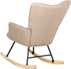 Schaukelsessel OULU Stoff Beige Bild 5