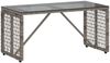 Gartentische, Esstisch Grau und Schwarz 80 x 40 x 40 cm Bild 2