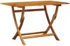 vidaXL 5-tlg. Garten-Essgruppe Stoff und Massivholz Taupe 3281702 Bild 5
