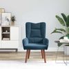 vidaXL Sessel Blau 63 x 67 x 94 cm Samt 42001802 Bild 3