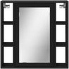 vidaXL Bad-Spiegelschrank Schwarz 60x16x60 cm Holzwerkstoff 842426 Bild 5