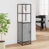 vidaXL Highboard Grau Sonoma 35,5x35x139 cm Holzwerkstoff und Metall 849047 Bild 3