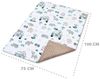 Wohndecke Babydecke Sommerdecke mit Minky 75x100 cm - Baby Kinderdecke, Totsy Baby Bild 2