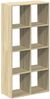 vidaXL Raumteiler-Bücherregal Sonoma-Eiche 69,5x29x137,5 cm 858023 Bild 2