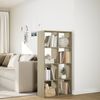 vidaXL Raumteiler-Bücherregal Sonoma-Eiche 69,5x29x137,5 cm 858023 Bild 4