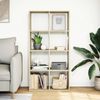 vidaXL Raumteiler-Bücherregal Sonoma-Eiche 69,5x29x137,5 cm 858023 Bild 3